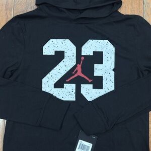 Boy’s Youth Large Jordan’s Long-sleeves w/Hood - New